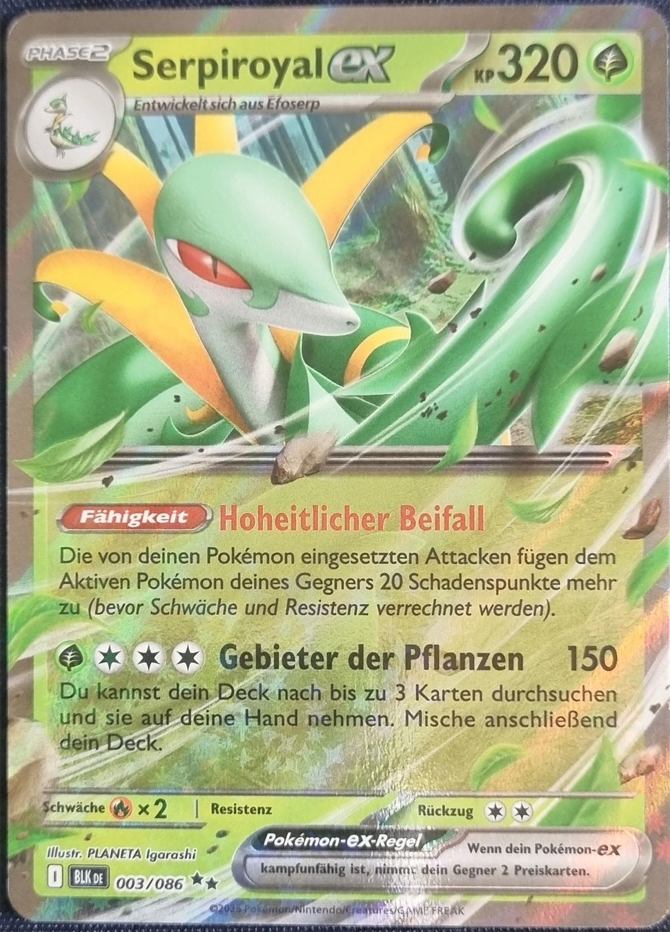 Pokémon Carte collezionabili: Pokemon Black Bolt Serpiroyal EX DE – Nuovo (secondo la descrizione) da Oberbipp venduto da ret_6hxb