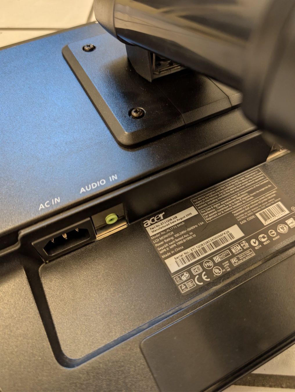 Monitore: Monitor Acer AL1715 – Gebraucht aus Bellinzona von fan_tc7f 3