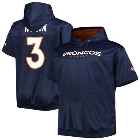Vintage Denver Broncos Wilson kurzarm Hoodie Gr. XLT neu