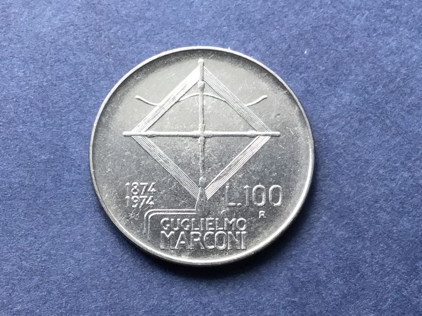 Tutti le monete: Italien 100 Lire Marconi 1974 – Nuovo (secondo la descrizione) da St. Margrethen SG venduto da alfapeugeot10 1