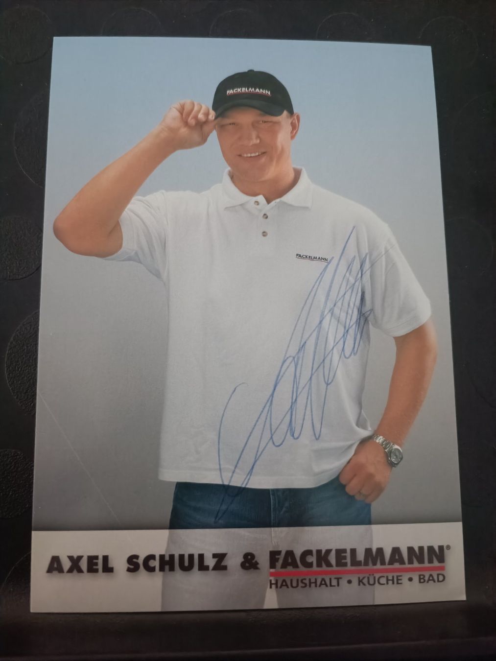 Autografi: Axel Schulz - ehemaliger Weltmeister - handsigniert – Usato da Menziken venduto da Artographs