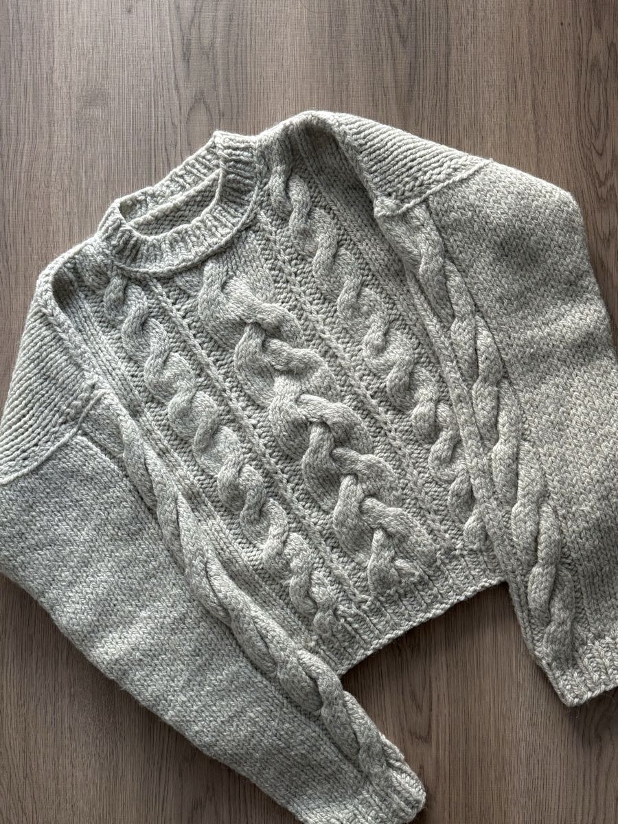 Maglioni & Felpe: Handgestrickter Pullover Wolle handmade cropped XS S – Usato da Langnau am Albis venduto da Nataliehershlag 3