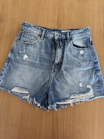 Jeans Shorts EDC Grösse 29 light blue used look