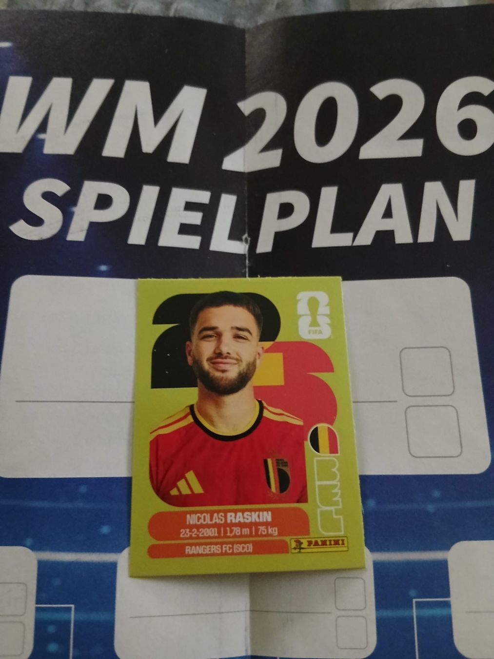 Panini Cartes à collectionner: Sammelbild Raskin (BEL) – Neuf (Voir description) à Vaduz par ingenious