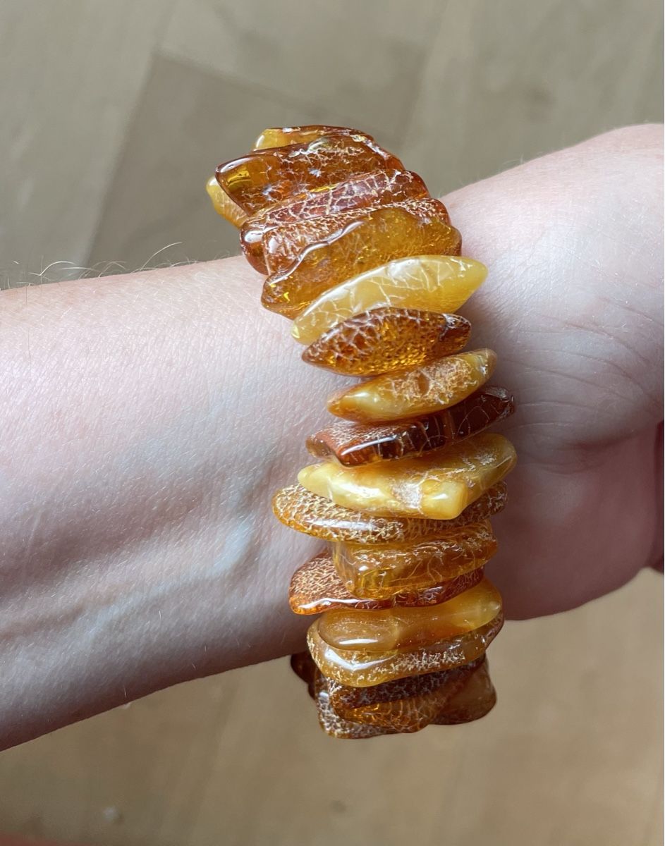 Bracciali & Braccialetti: Bernstein Armband, Rarität – Nuovo e nell'imballaggio originale da Ebikon venduto da elischka 1