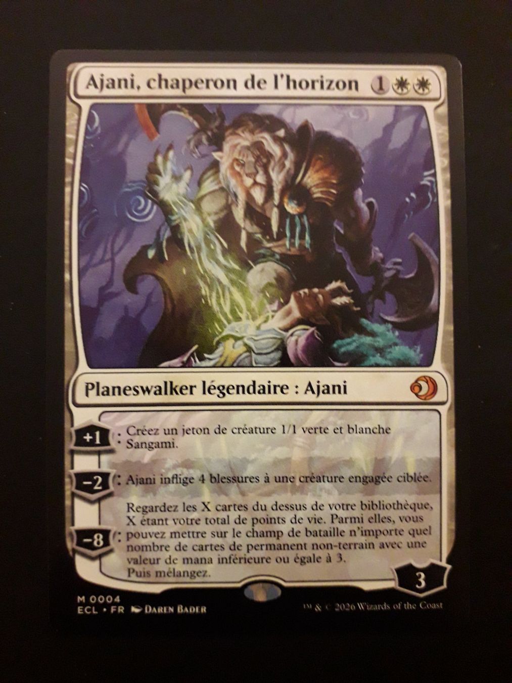 Magic The Gathering Carte collezionabili: MTG - Ajani, chaperon de l'horizon – Usato da Lausanne venduto da and_n6mz
