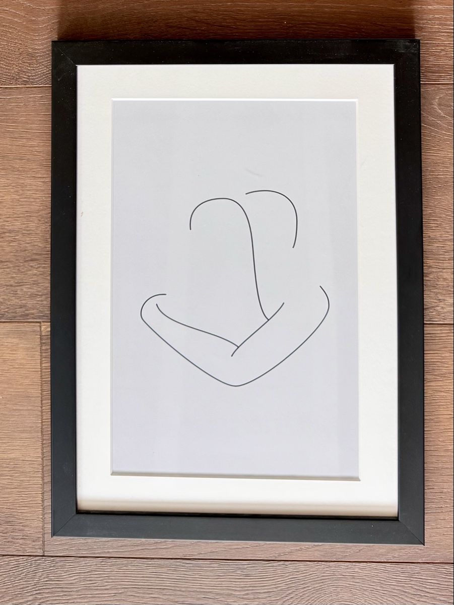 Cadres de tableaux: Junique Bilderrahmen 4er Set Holz schwarz mit Bildern Blume  – D'occasion à Dickbuch par lookandsee76 5