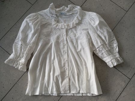 Weisse Bluse,Gr.40,Perry Landhaus