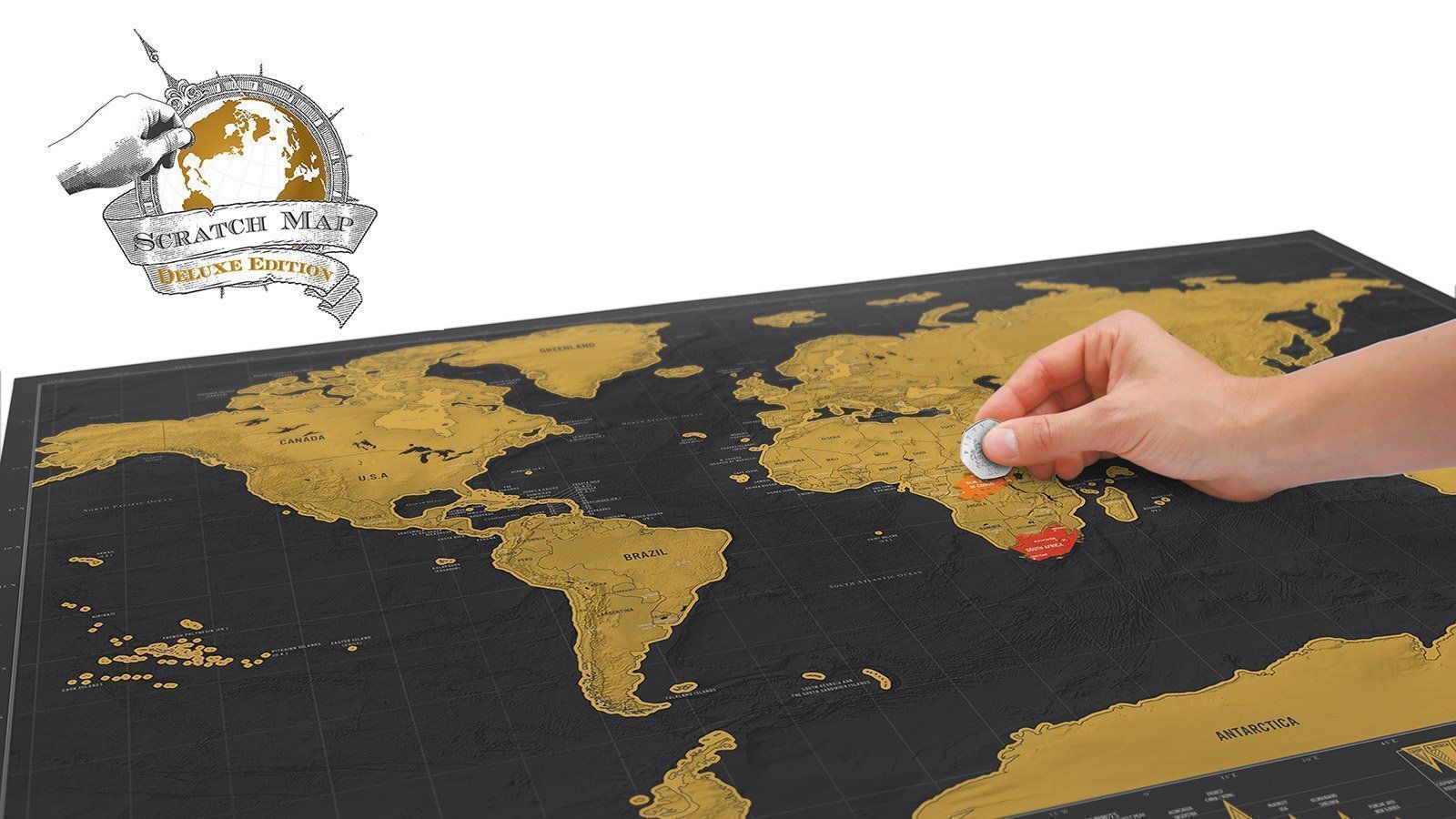 Cartes géographiques & atlas: Scratch Map Deluxe – Neuf avec emballage d'origine à Wädenswil par Canubis 1