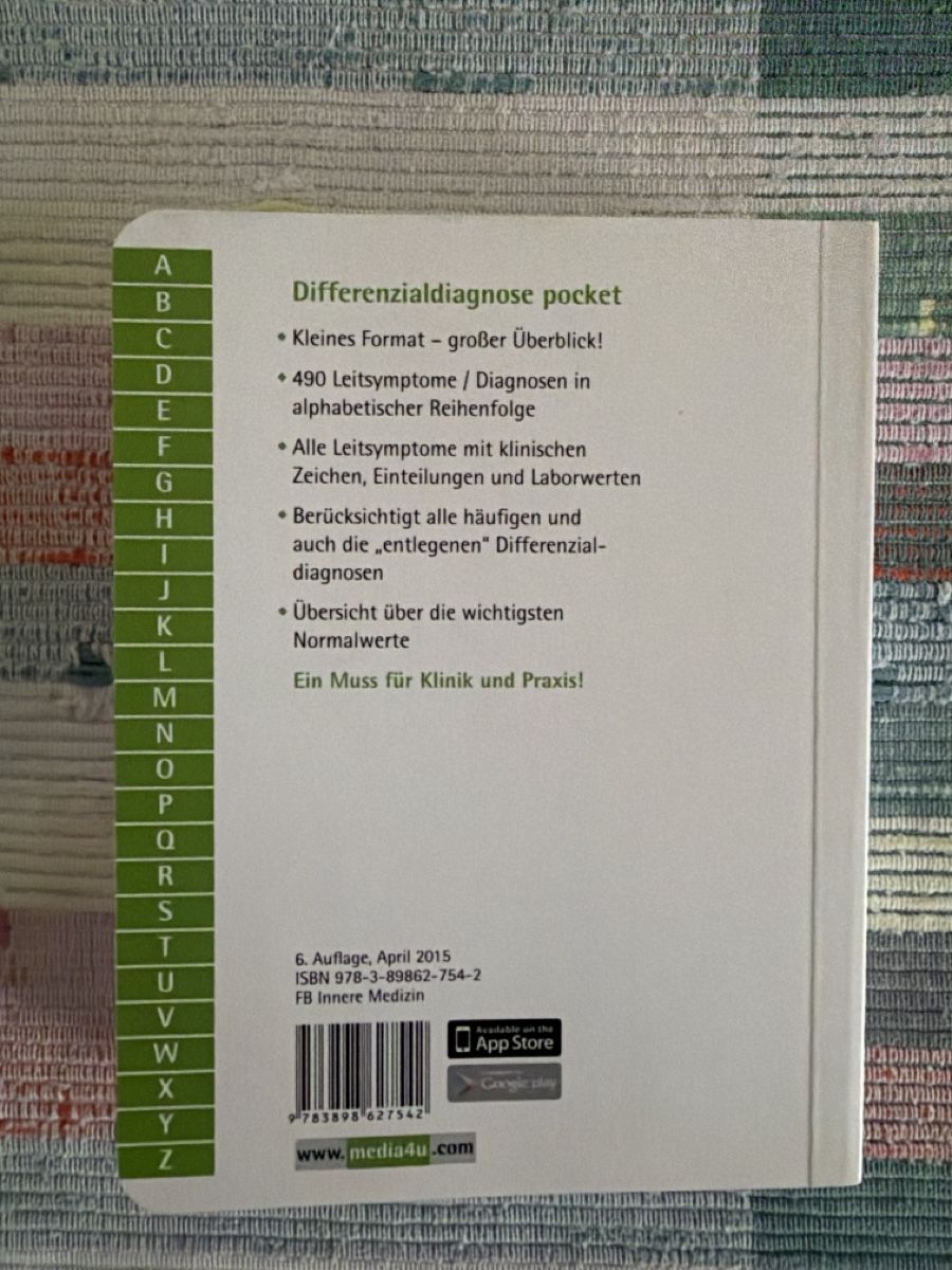 Bücher: Differenzial - Diagnose pocket – Neu (gemäss Beschreibung) aus zürich von may_yj9f 1
