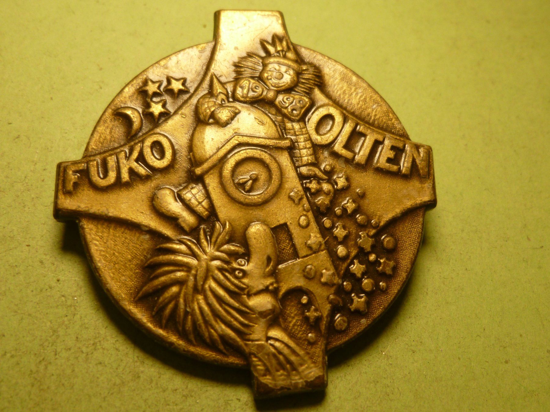 Placchette & Badge: OLTEN 1998 MESSING – Usato da Ried (Muotathal) venduto da Mandarin02
