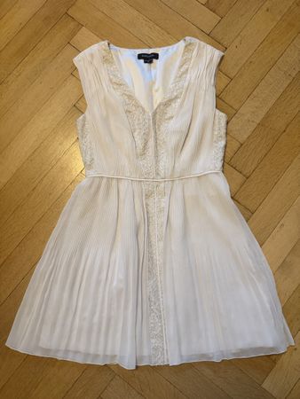 Robe beige élégante Marciano (Guess) dentelle fine - T.38
