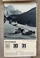 Antiker Kalender 1935 der Basler Versicherung, 105 Fotos