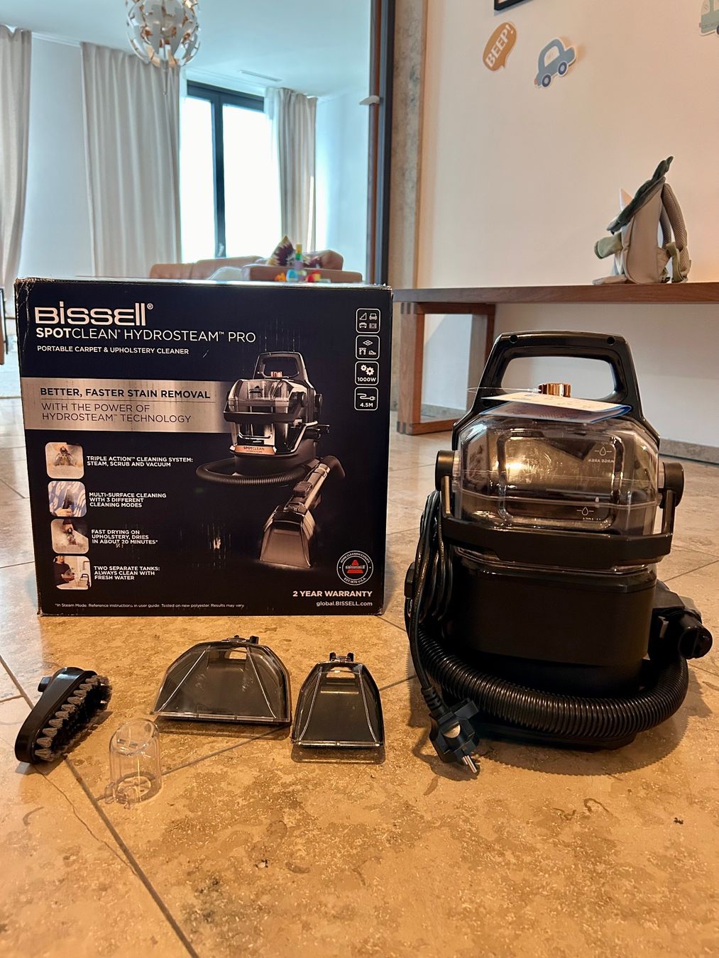 Bissell Dampfreiniger: Bissell SpotClean HydroSteam Pro – Gebraucht aus Zürich von xia_hj56