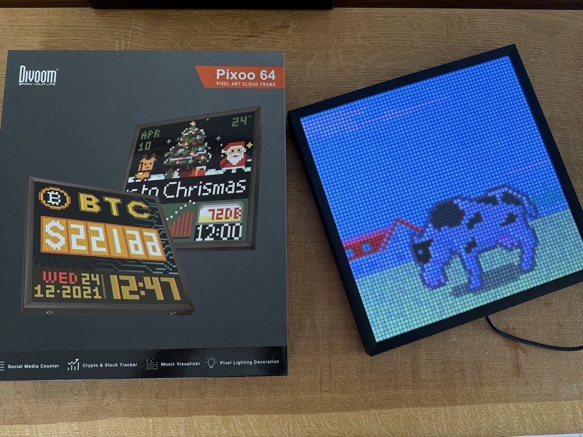 Bilderrahmen: Divoom Pixoo 64 Pixel Art Cloud Frame – Neu (gemäss Beschreibung) aus Walchwil von mdiop