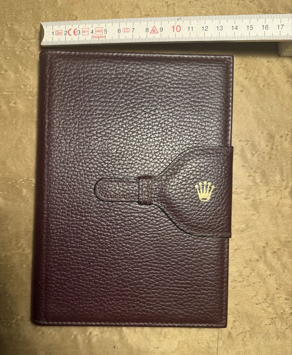 Blocchi: Titel Rolex Block Notes, Ref. 71.06.55 – bordeaux – Usato da Bissone venduto da lud_zw5m