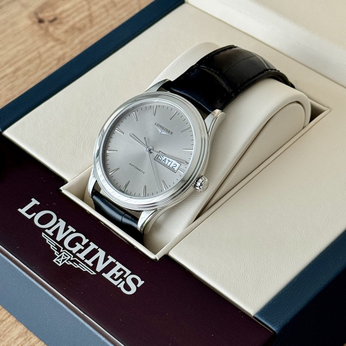 Longines Orologi: Longines Flagship Heritage automatico day-date - full set – Usato da Massagno venduto da luc_8p7j 1