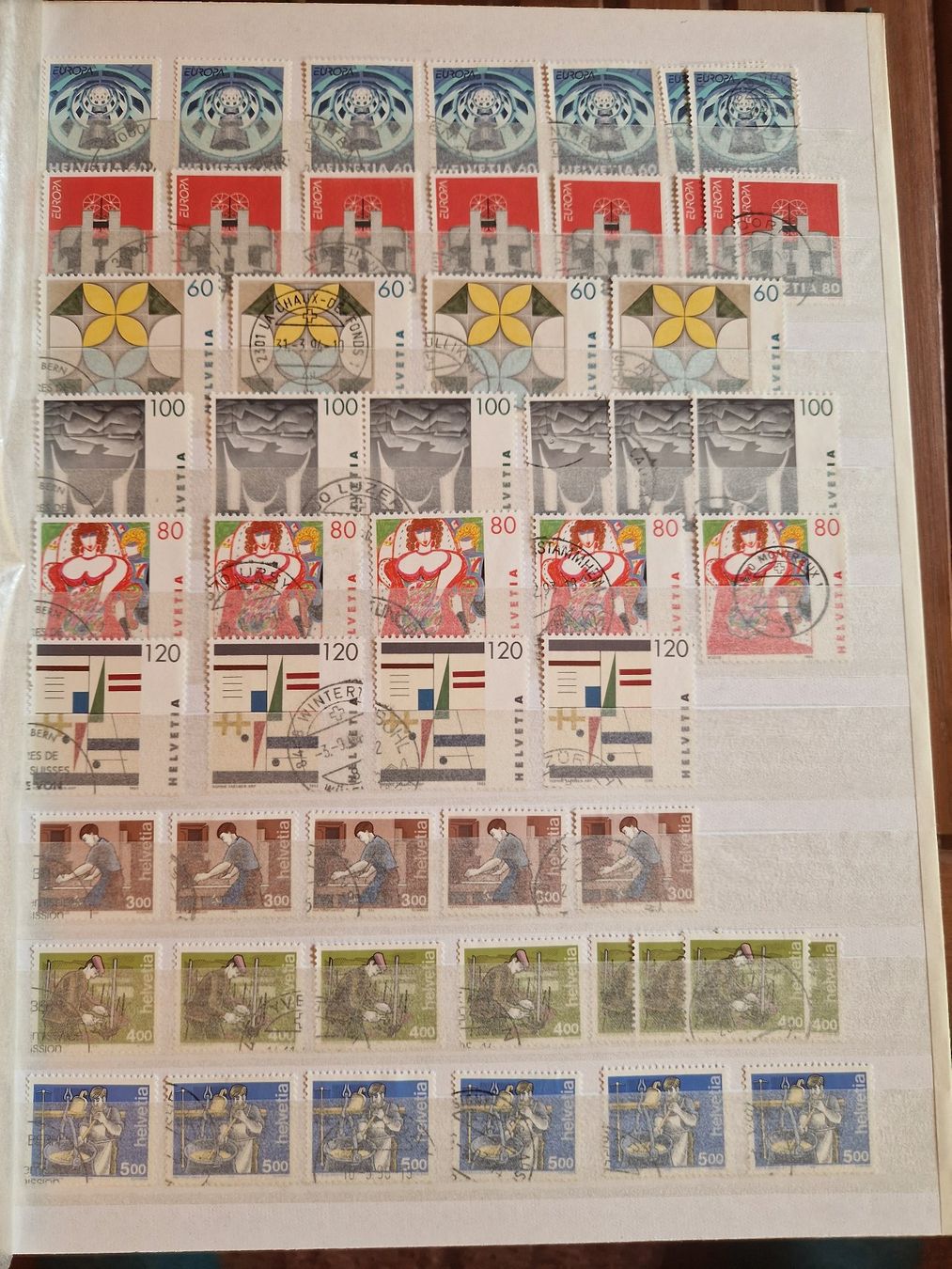 Tutti i francobolli: Doubletten samlung von Schweizer briemarken 1960-2010. – Usato da St-Saphorin-Lavaux venduto da Digit2 8