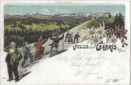 6009     G R U S S   vom   GÄBRIS   Kanton  Appenzell