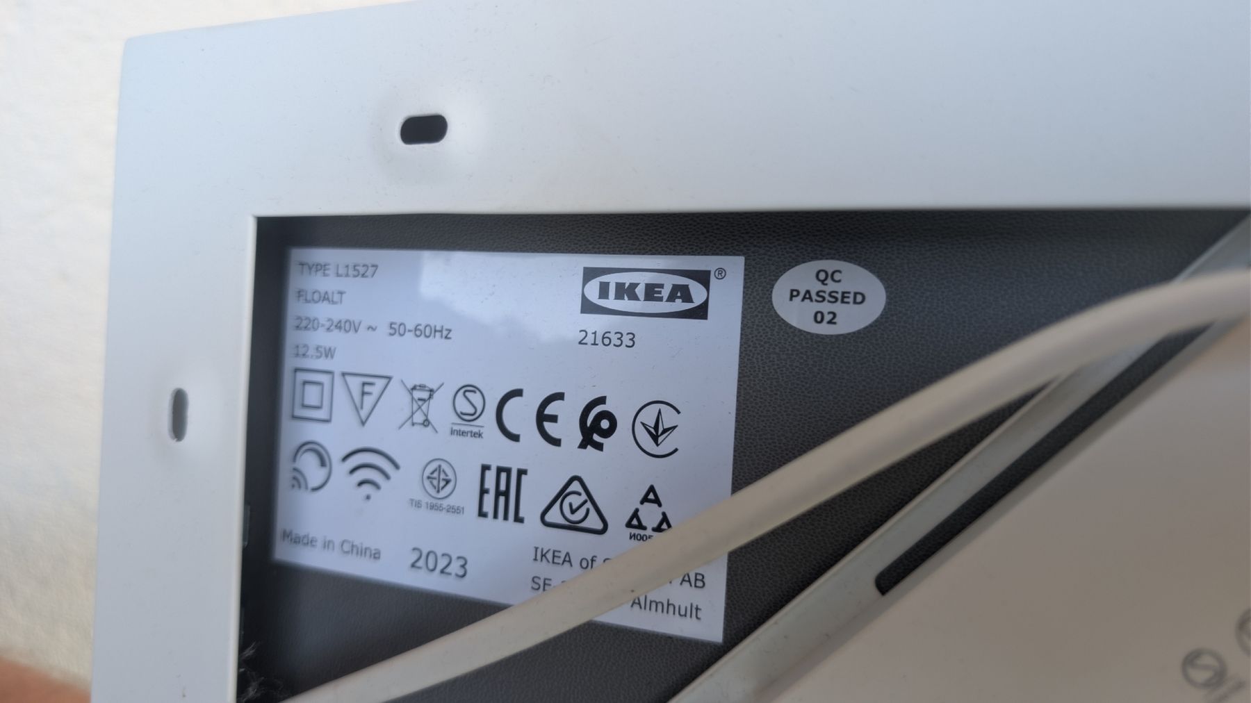 Ikea Lampes: 2x IKEA FLOALT LED Panel 30x30cm Weiss – D'occasion à Ried b. Kerzers par rhomson2 1