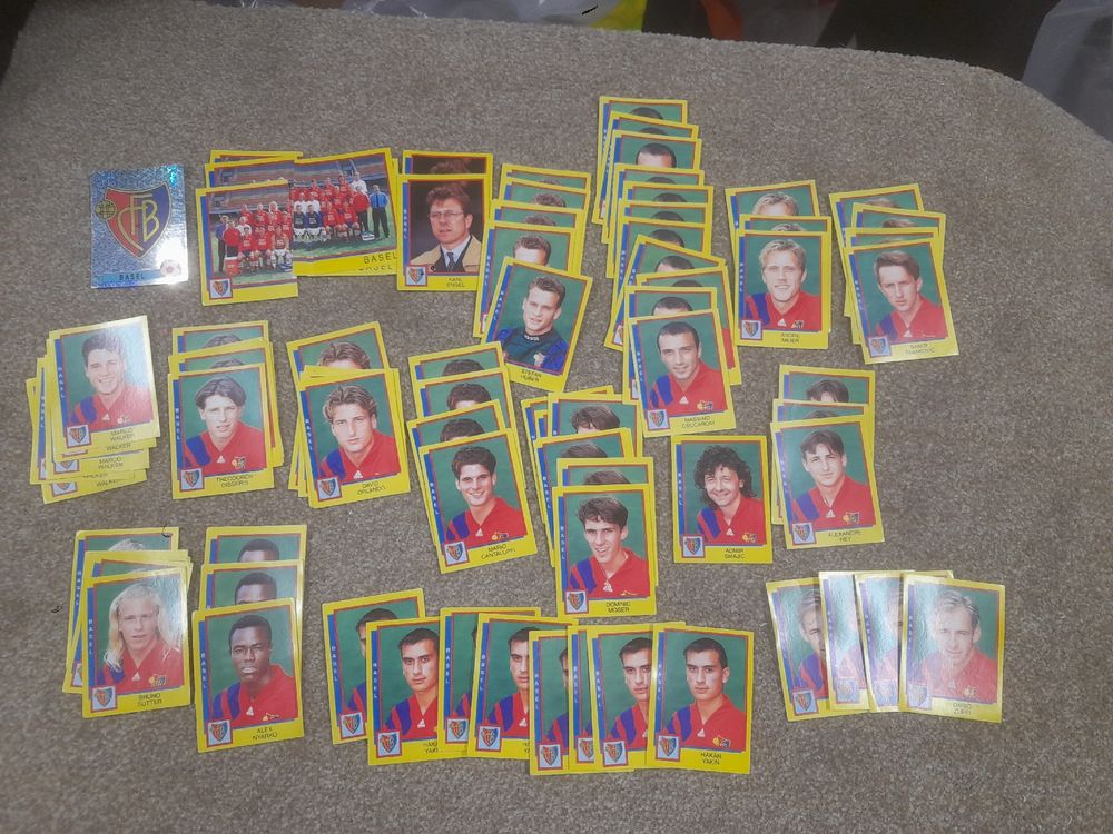 LOT 10 Stickers Panini Foot 96 - France Football - Joueurs Brillants - Saison 1994