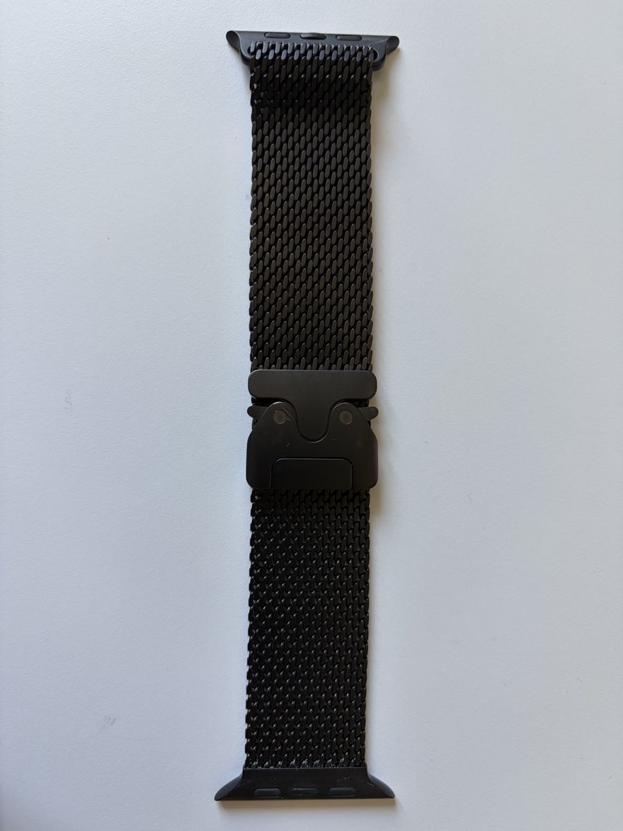 Apple Armbänder & -reifen: Apple Watch Titanium Milanese Loop - Black – Gebraucht aus Forch von Schmaegifaetz 2