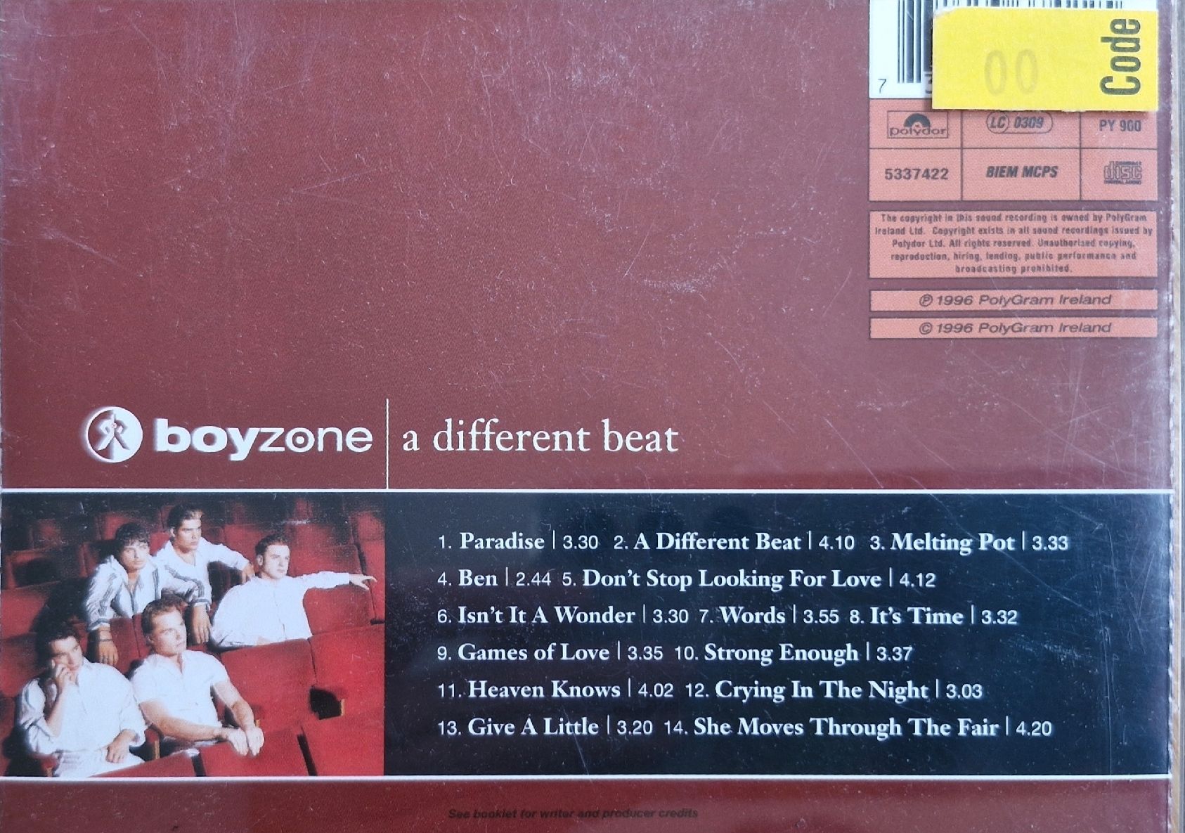 CD: Boyzone - A Different Beat – Usato da Thun venduto da rinka3 1