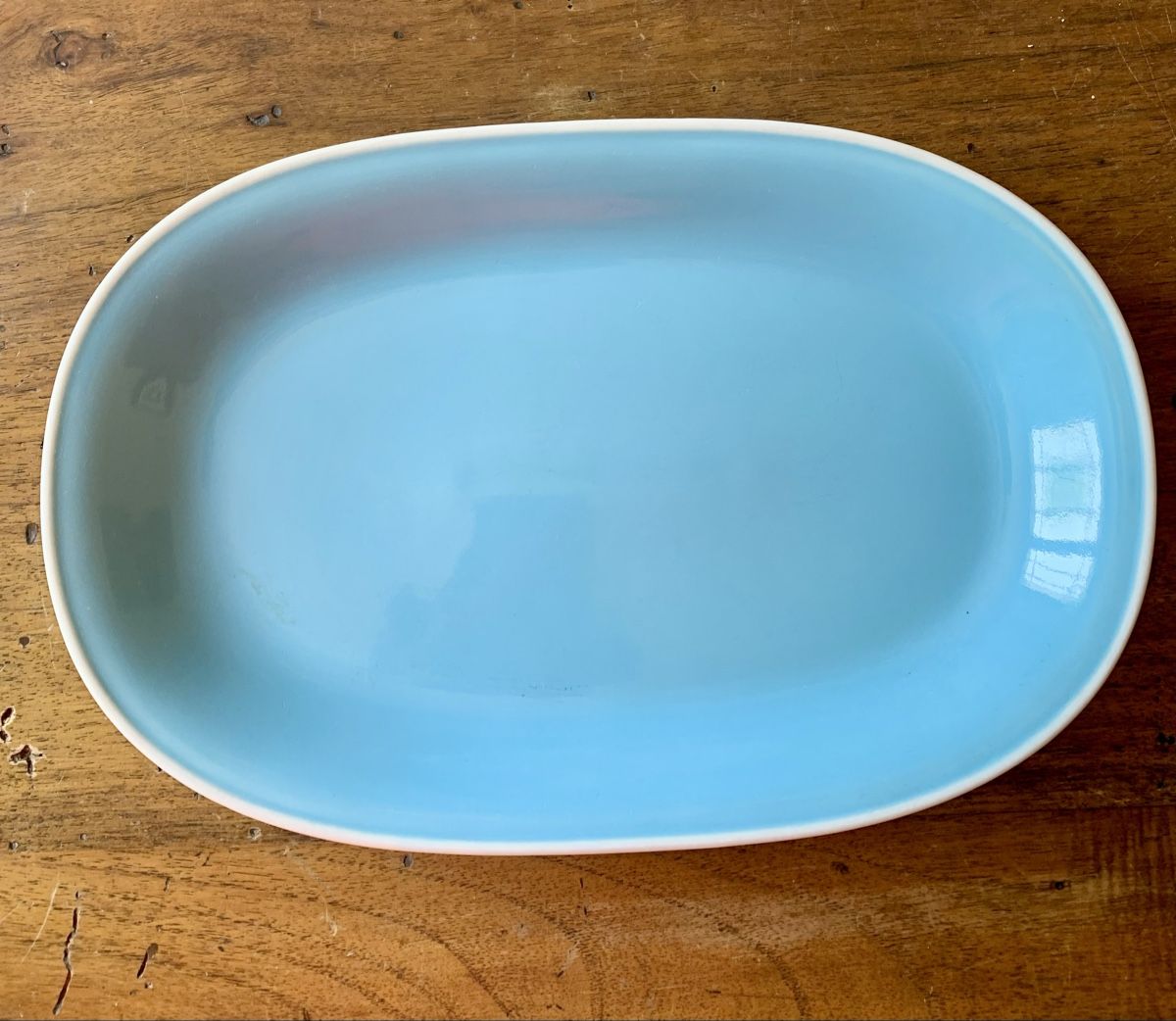 Rössler Piatti di portata: Rössler Schale Platte 28 cm blau Servierschale – Usato da Montreux venduto da Barber_Swiss_Vintage