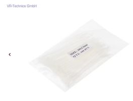 Werkstatt / VR-Technics / Kabelbinder 100x2.5mm, transparent