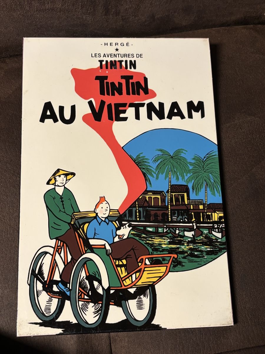 Lavagne: Tableau  de Tintin au Vietnam – Usato da Evionnaz venduto da roh_l5yz