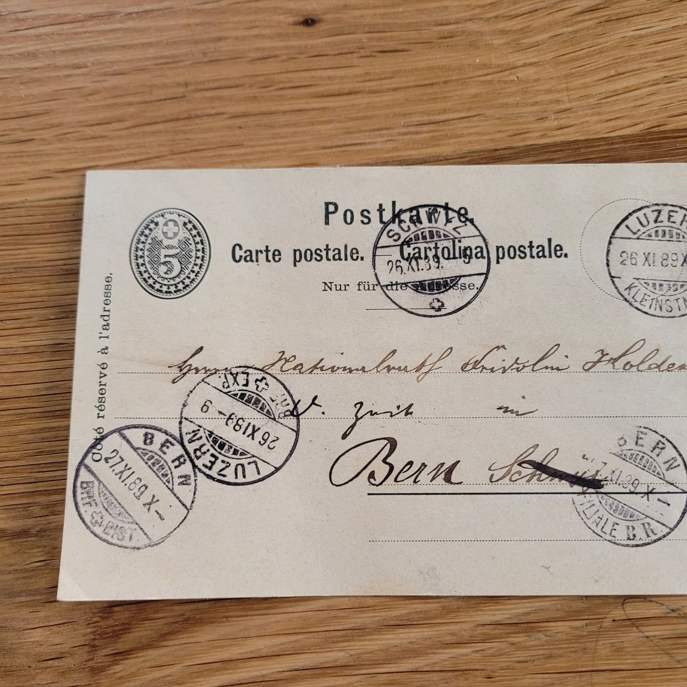 Tutti i francobolli: GS Luzern 1988 Schwyz Bern – Usato da Biel/Bienne venduto da Destockweb