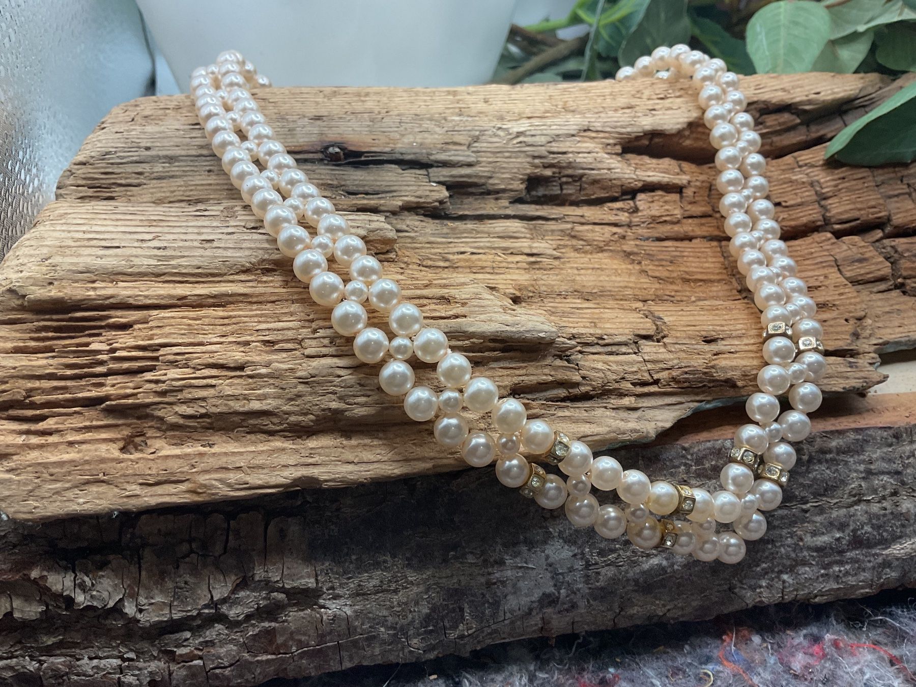 Catenine: Vintage Perlencollier mit Silberverschluss – Usato da luzern venduto da Alpendorf1 1