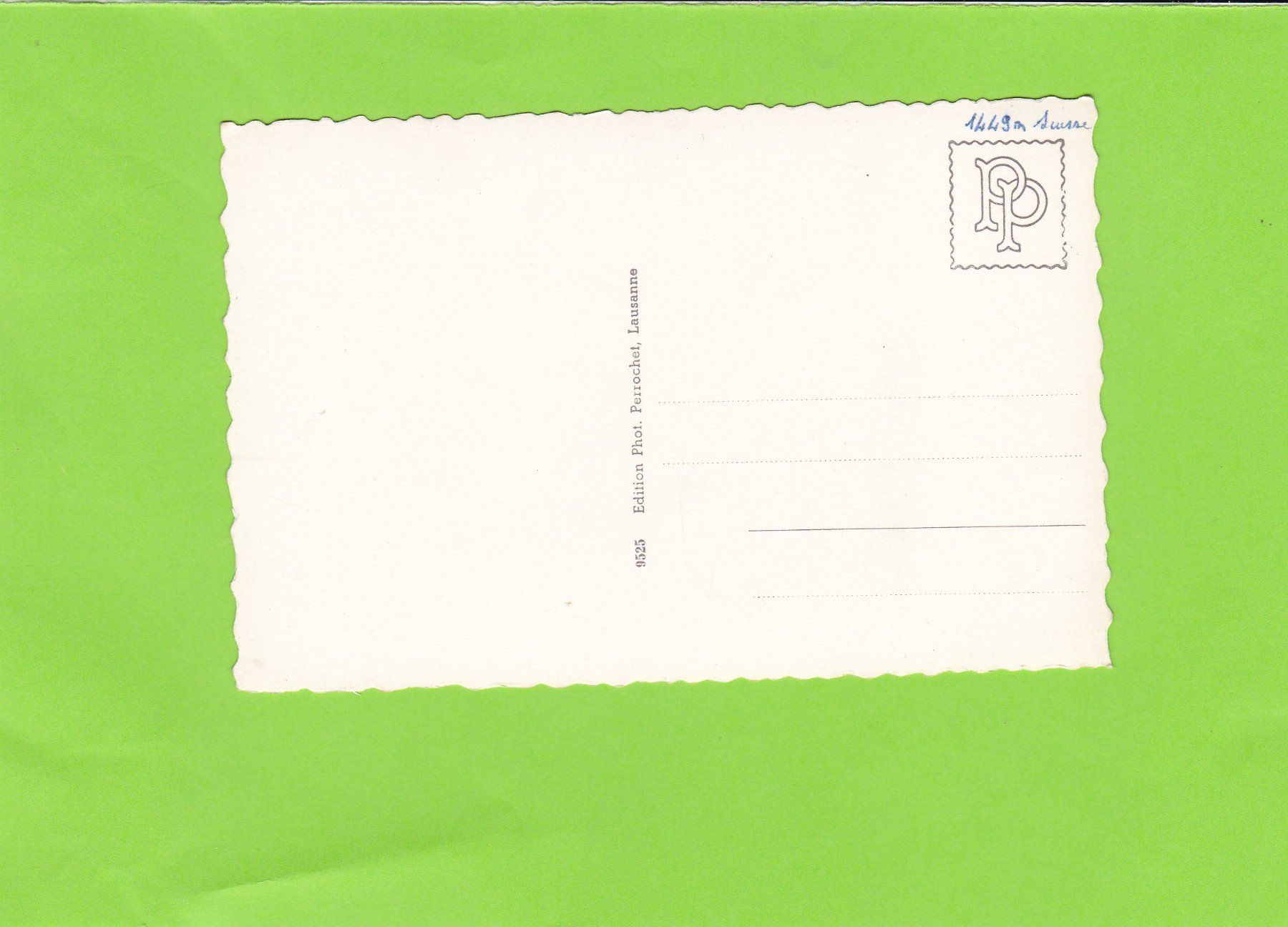 Cartoline postali: Col des Mosses – Usato da St. Peterzell venduto da neckertal 1