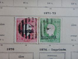 Madeira Portugal ab Klassik Sammlung auf uralten Vordrucksei