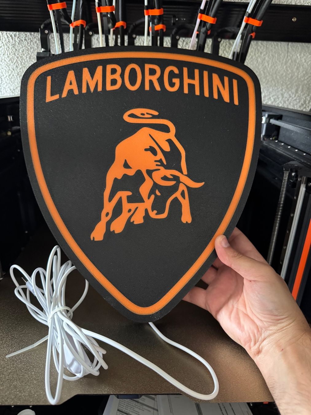 Lampade: Lightbox lampe led LOGO LAMBORGHINI – Nuovo (secondo la descrizione) da Vicques venduto da PAMB3D 1