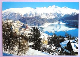St. Moritz mit Piz Languard