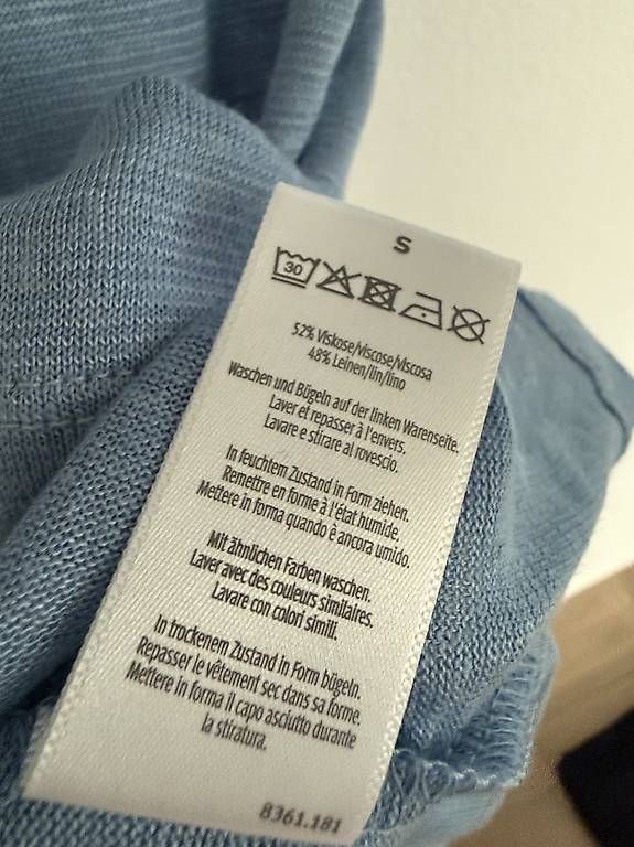 T-shirt: Leinenshirt S – Usato da Alpnach Dorf venduto da rerifeme 2