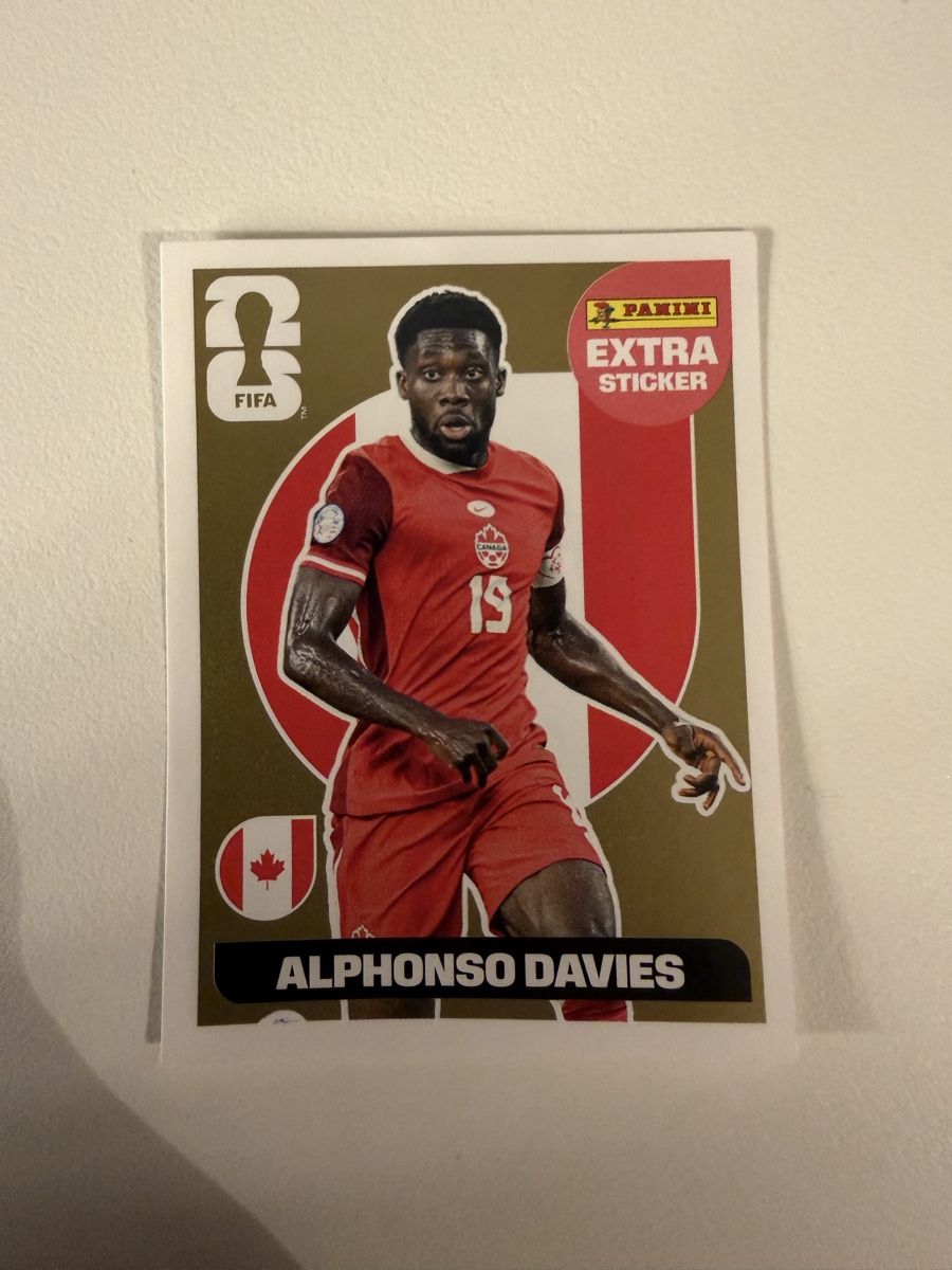 Panini Carte collezionabili: Panini Extra Sticker Gold - Alphonso Davies – Nuovo e nell'imballaggio originale da Auw venduto da dhe_7vlm
