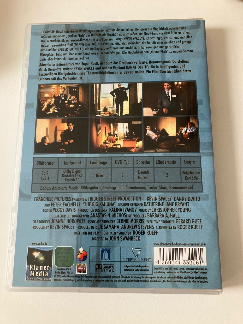 Tutti i DVDs: The Big Kahuna - Ein dicker Fisch (DVD) Spacey, DeVito – Usato da Arbon venduto da HelFer01 1
