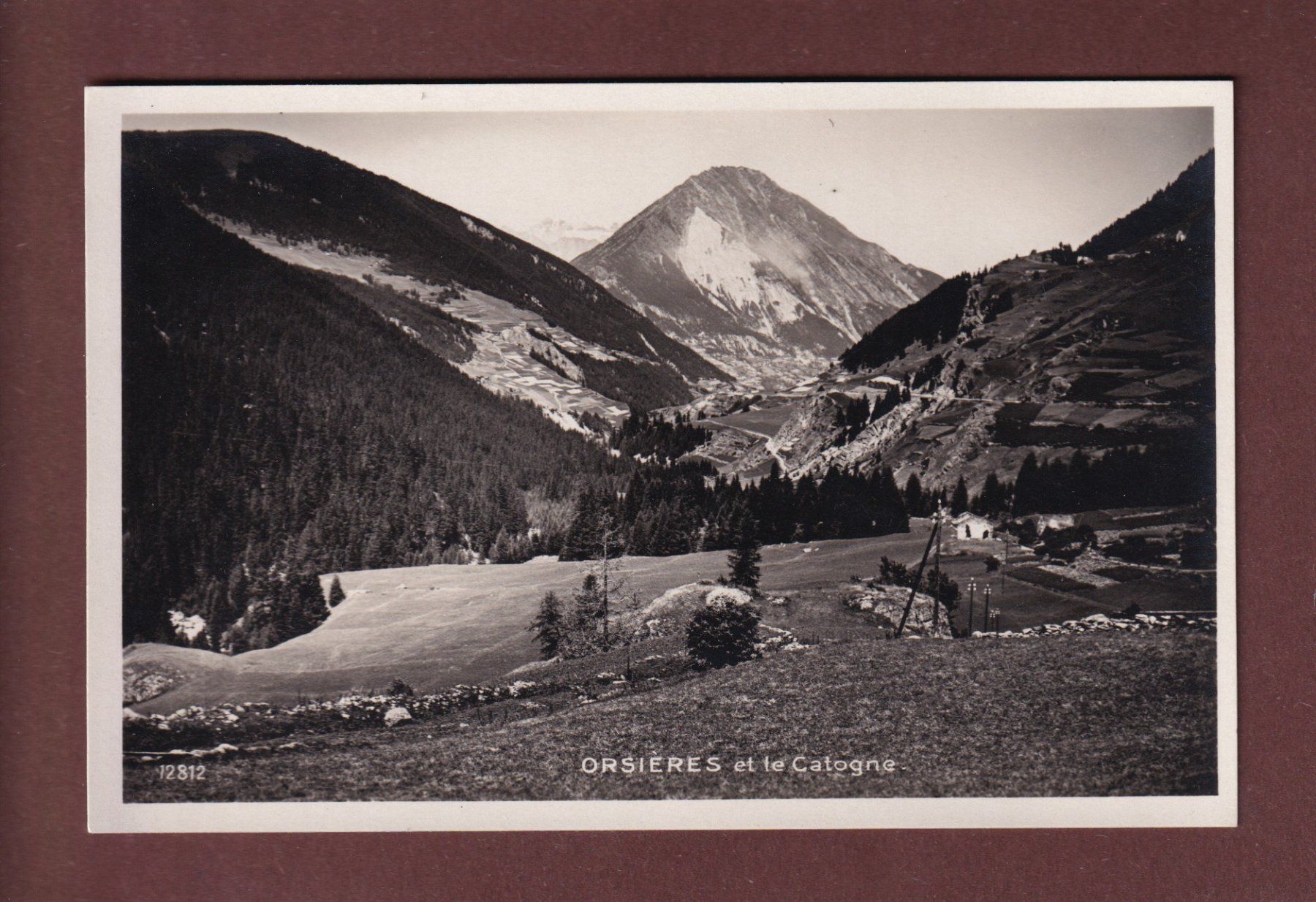Cartoline postali: ORSIERES et le Catogne – Usato da Pully venduto da nicecards-shop
