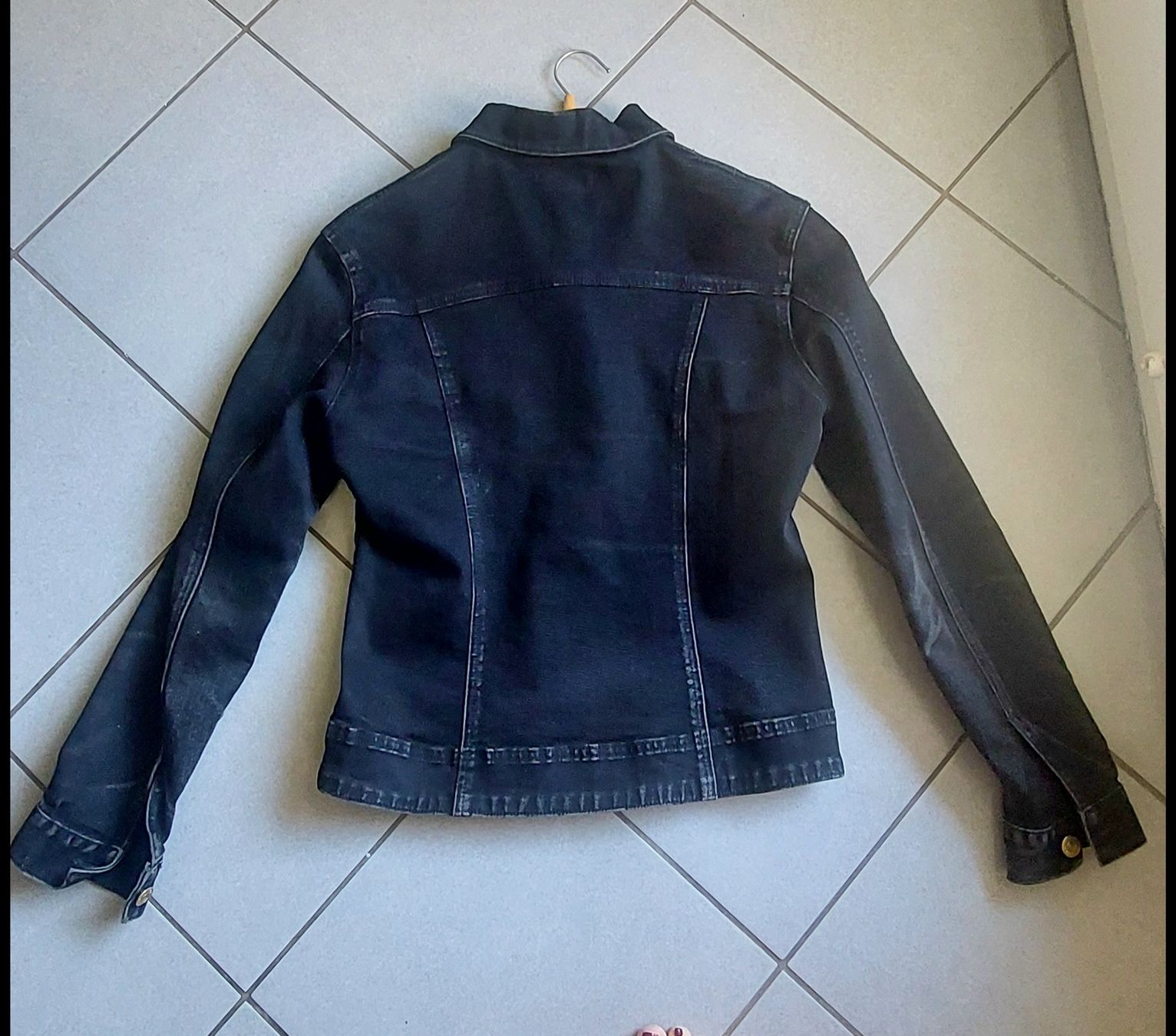 Jacken: Veste jeans noire taille M – Gebraucht aus Plan-Les-Ouates von Lolothebest 2