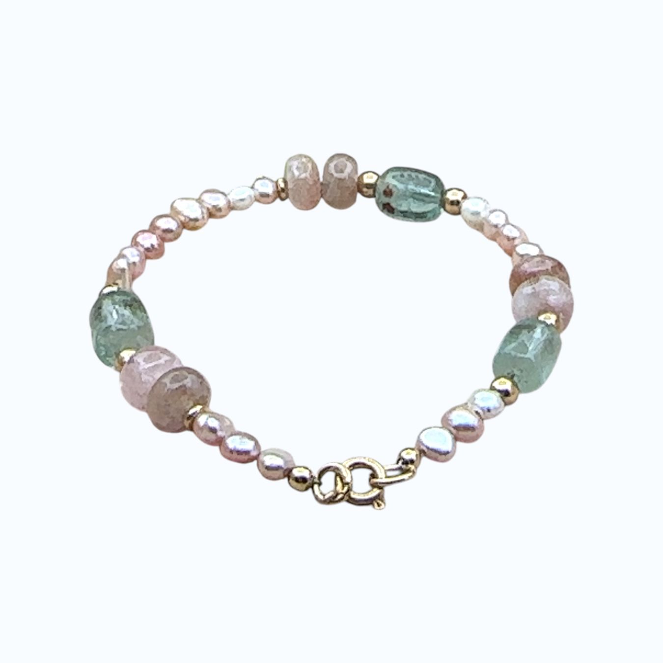 Olga Ribler Armbänder & -reifen: Perlenarmband mit bunten Edelsteinen – Neu (gemäss Beschreibung) aus Luzern von MonikaS03 3