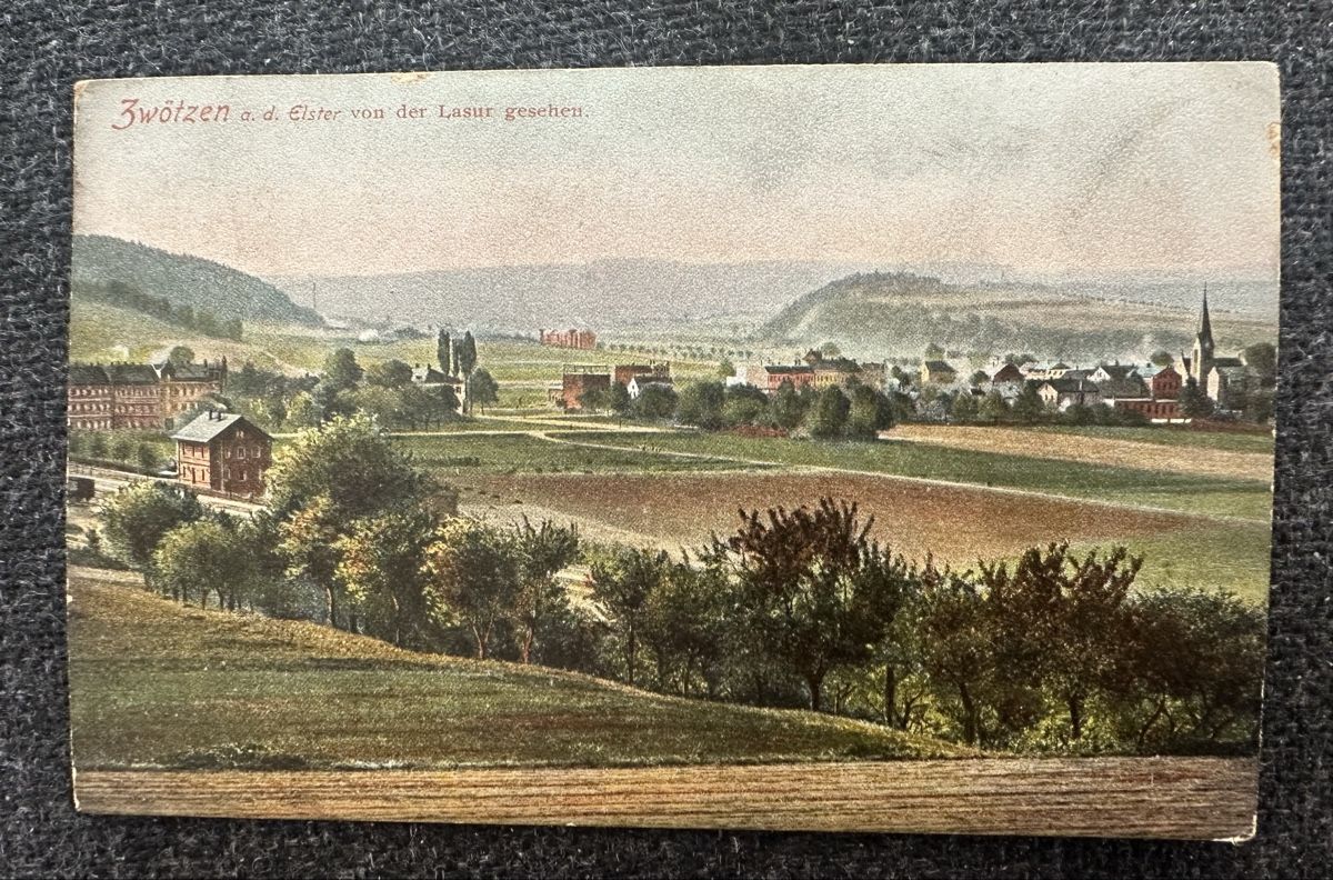 Ansichtskarten: Zwötzen an der Elster Gera – Gebraucht aus Wettingen von Phibras