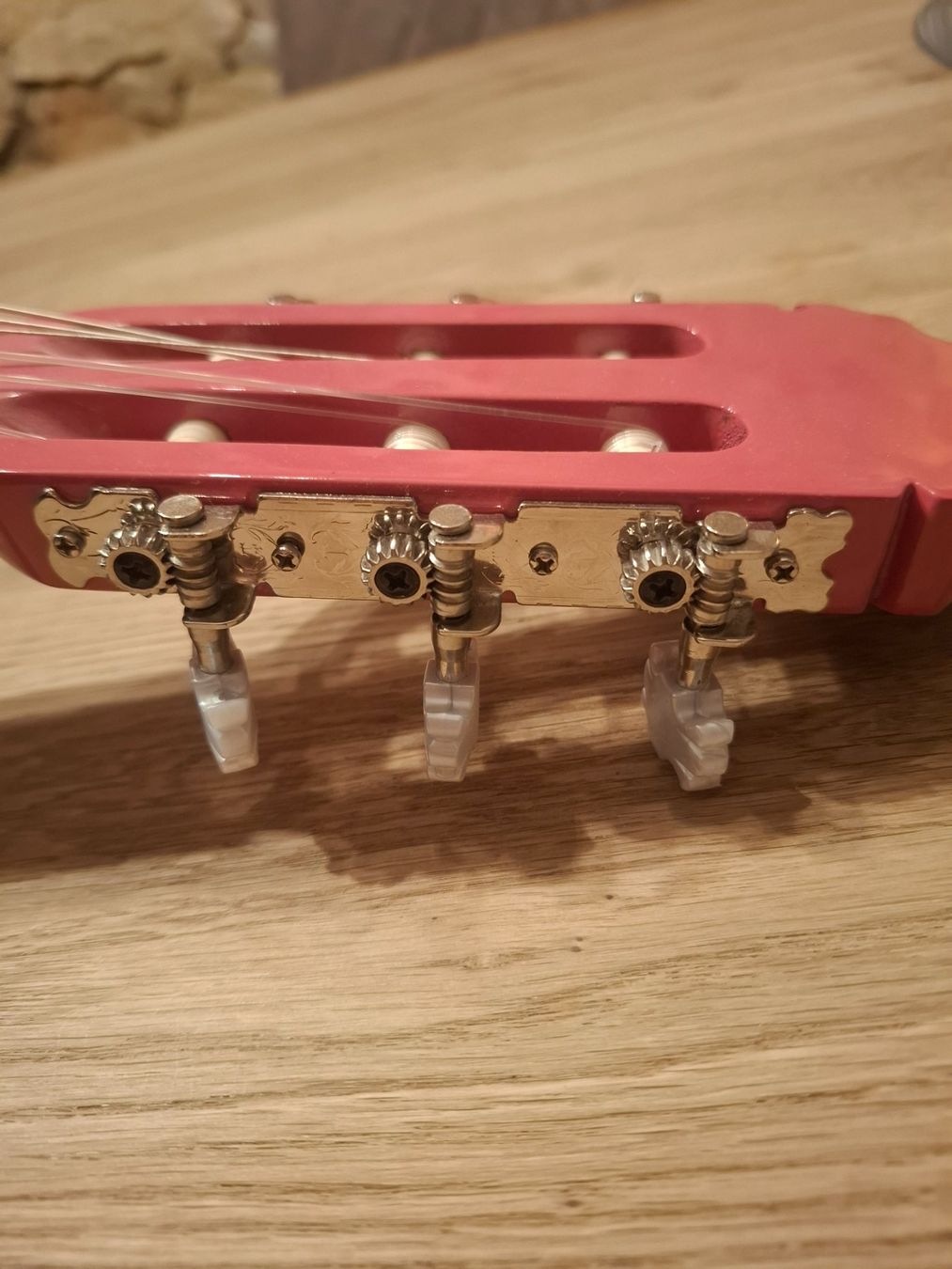 Musikinstrumente: Kindergitarre Startone pink – Gebraucht aus Frenkendorf von HJ.Peter.AG 4