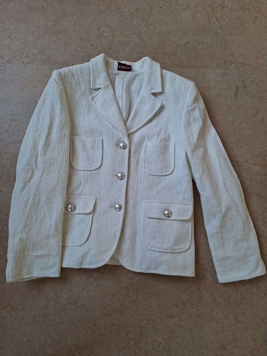 Giacche: Biaggini Blazer, Gr. 42 Cremeweiss – Usato da Klingnau venduto da vollmond36 4