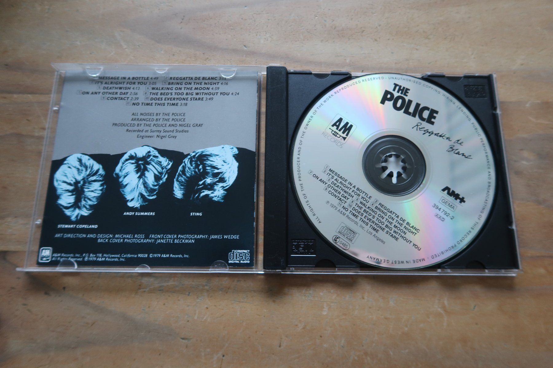 CD: THE POLICE - REGATTA DE BLANC - CD – Usato da Basel venduto da Patiscat 3