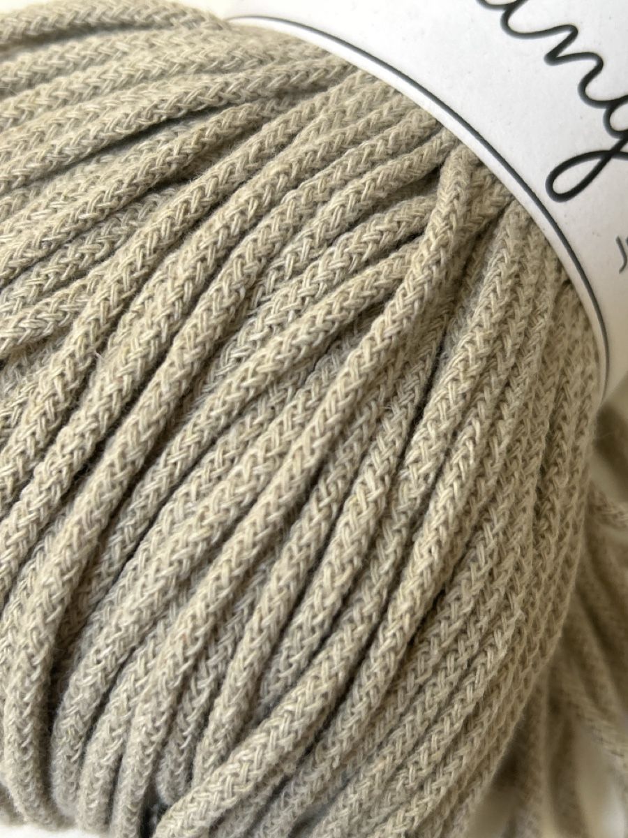 Cordicelle & Fili: Braided cord 3 mm beige – Usato da Grandvaux venduto da mai_shl9 2