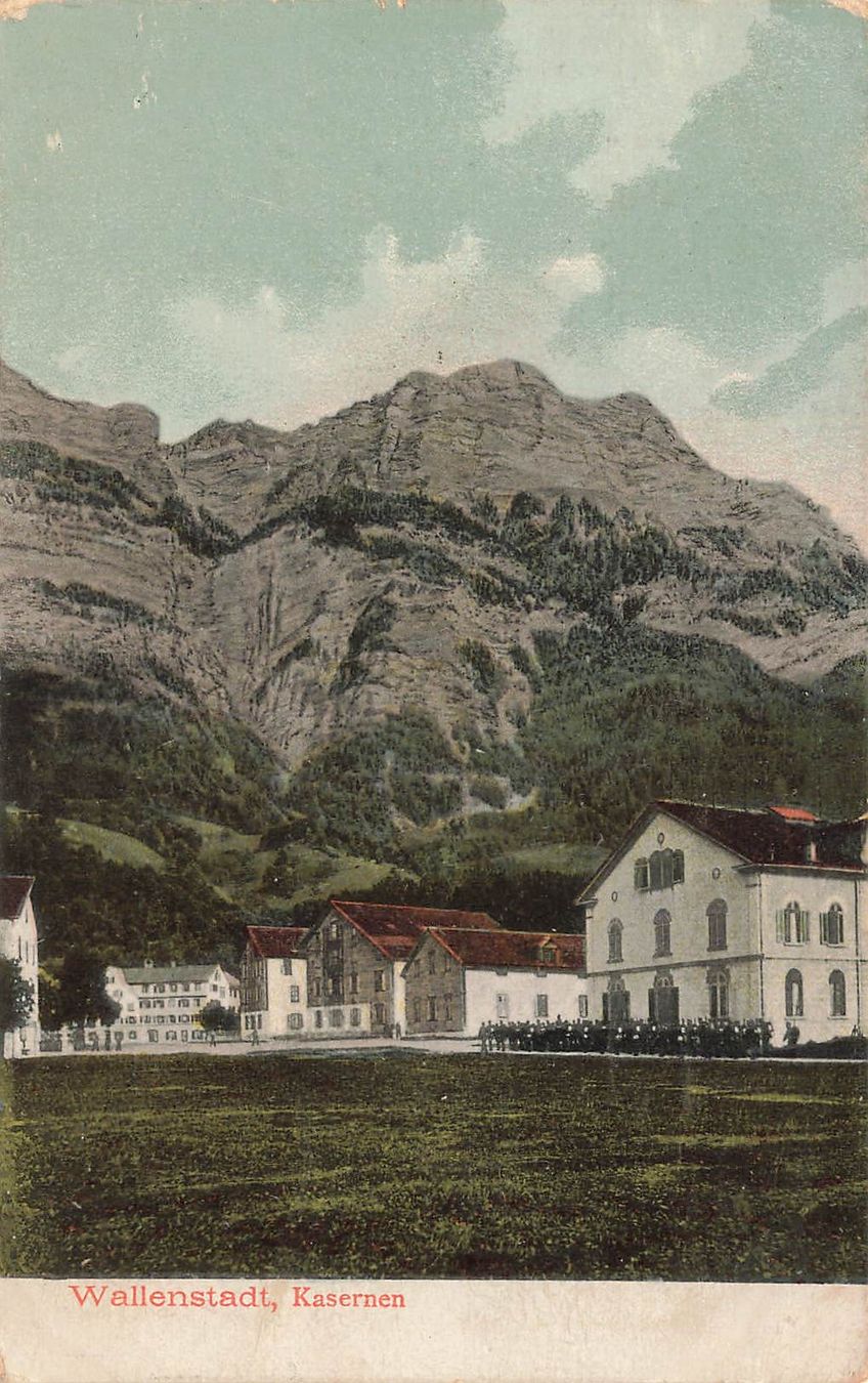 Cartoline postali: Wallenstadt kasernen – Usato da Biasca venduto da Blenio71