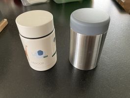 2x Gourdes isothermes en acier inoxydable