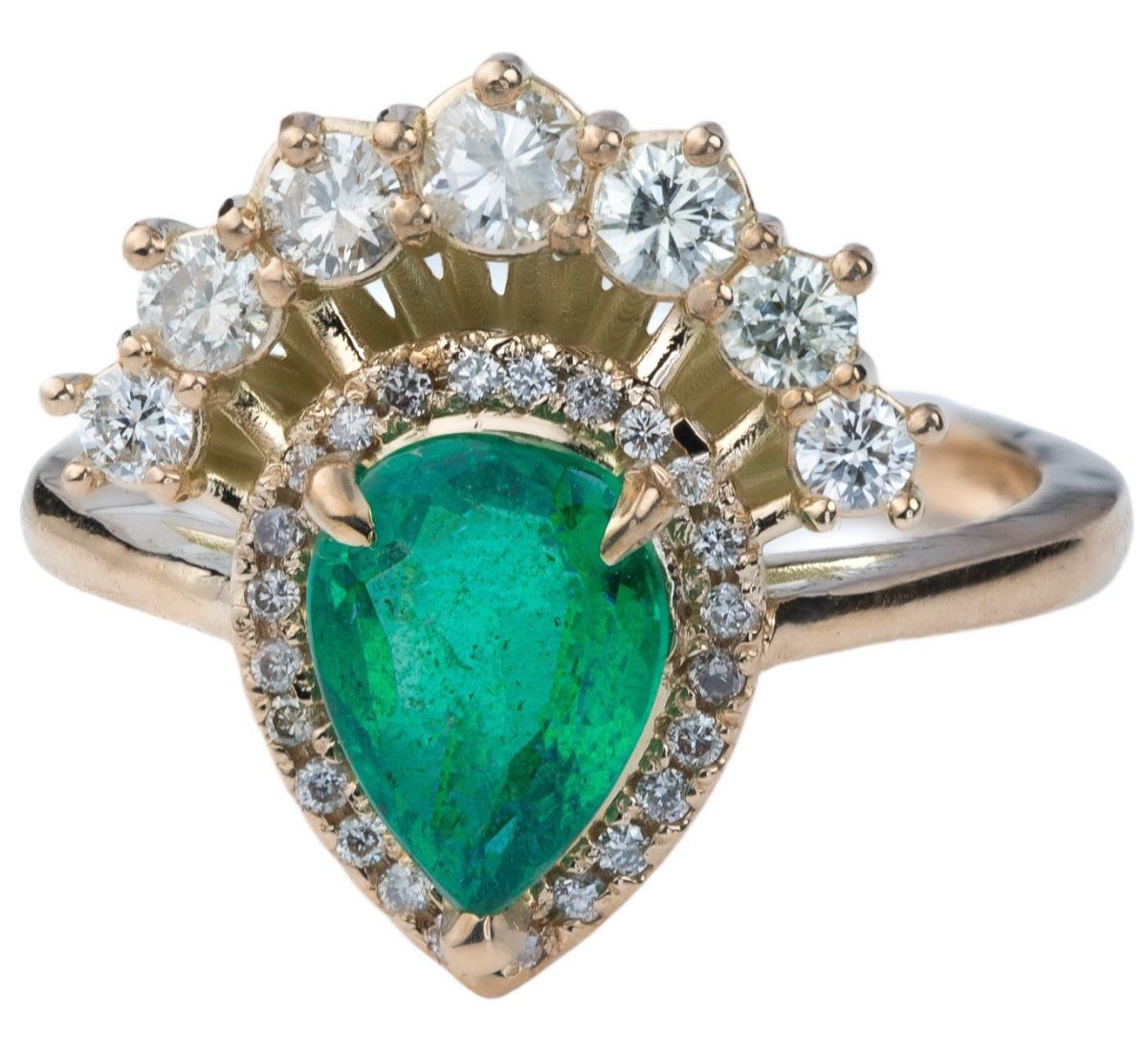 Anelli: Extravagant 1.51ct Smaragd Ring GIA Zertifikat – Nuovo e nell'imballaggio originale da Untersiggenthal venduto da TimeandShine